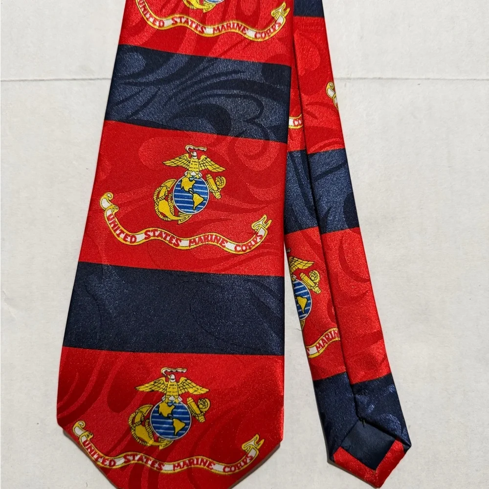 steven harris handmade 'marine corps' red‎ and blue 58